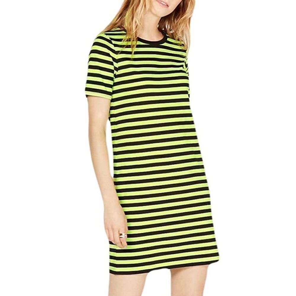 Michael Kors Petite Striped T-shirt Dress